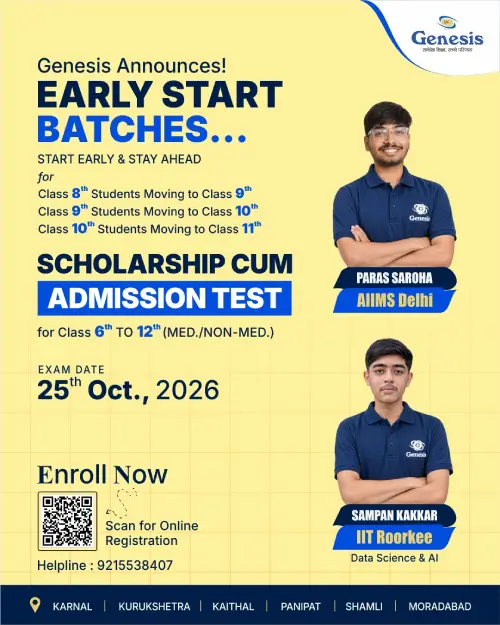 Genesis Classes Registration